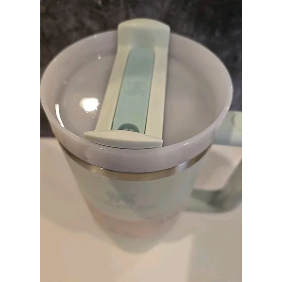 Stanley 40 Oz Flowstate Quencher Tumbler Mint Green Mist In Box W/Straw(shelf) - Picture 3 of 3